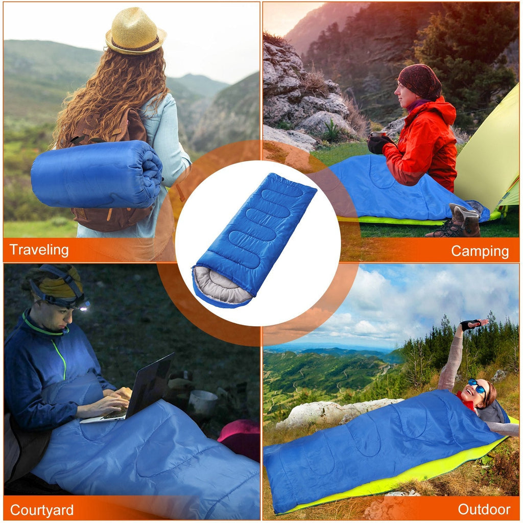 Camping Sleeping Bag for Adults & Teens – Moisture-Proof, 32–50℉