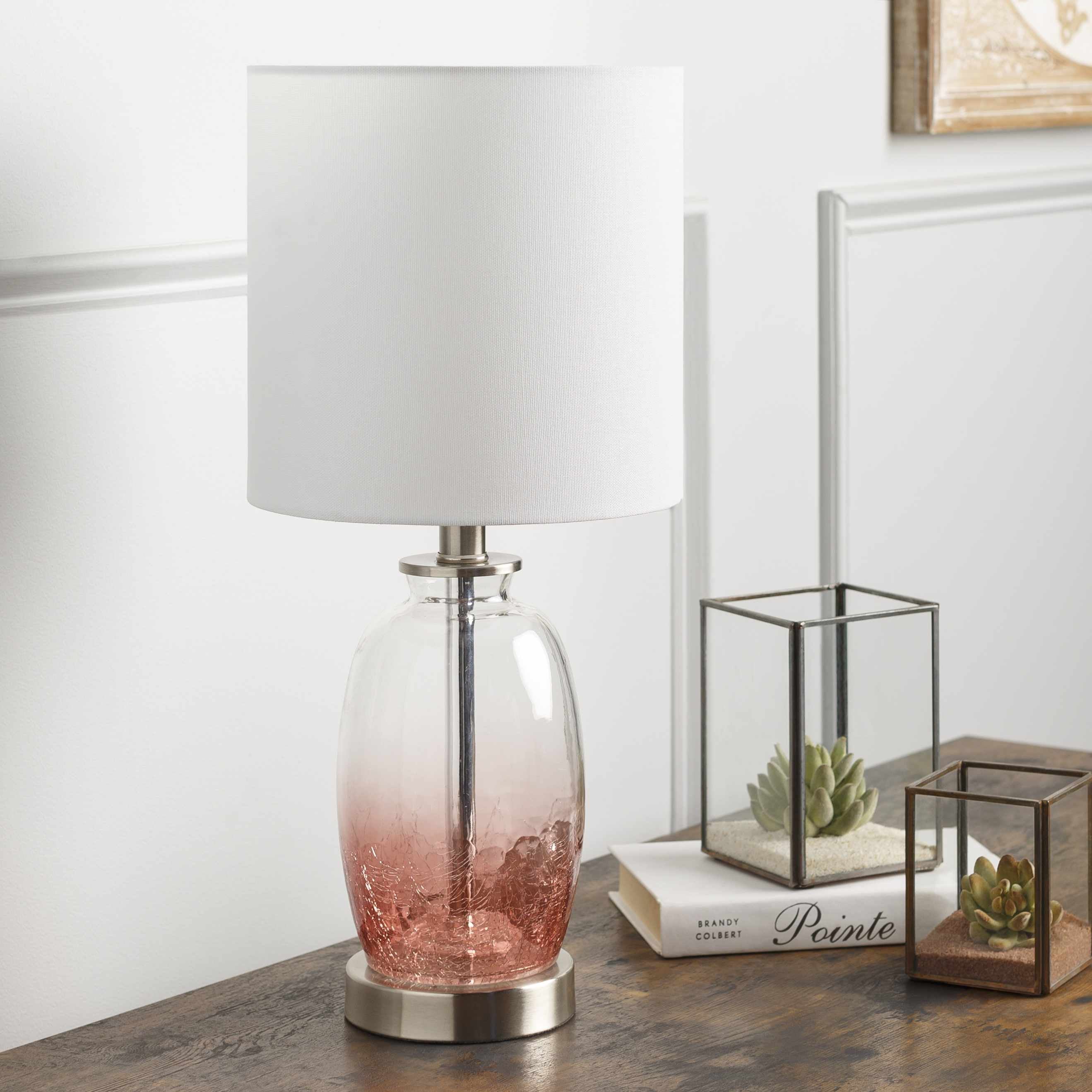 Dalvey Rustic Brown Cylindrical Table Lamp - Clearance