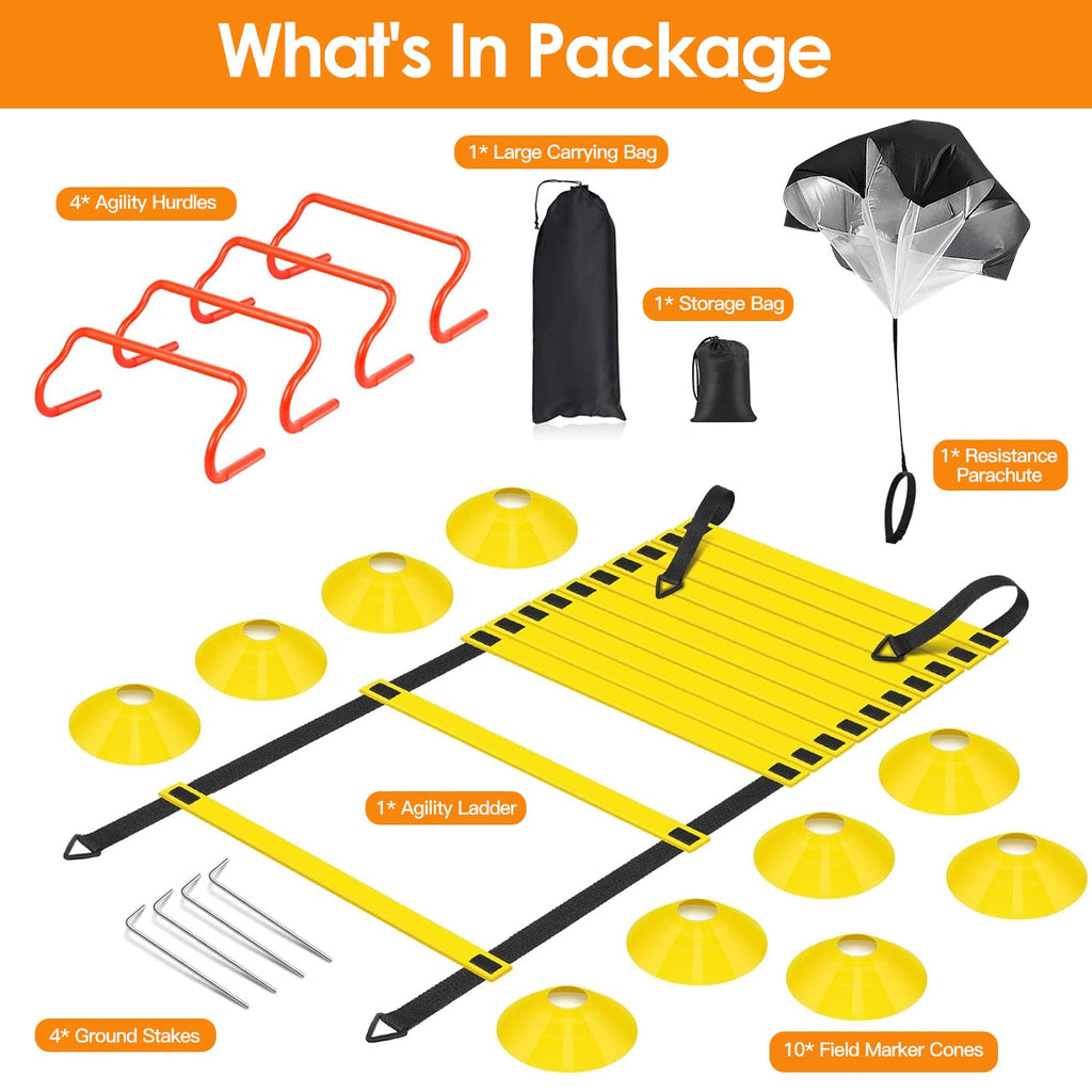 GBruno Speed Agility Training Equipment Set