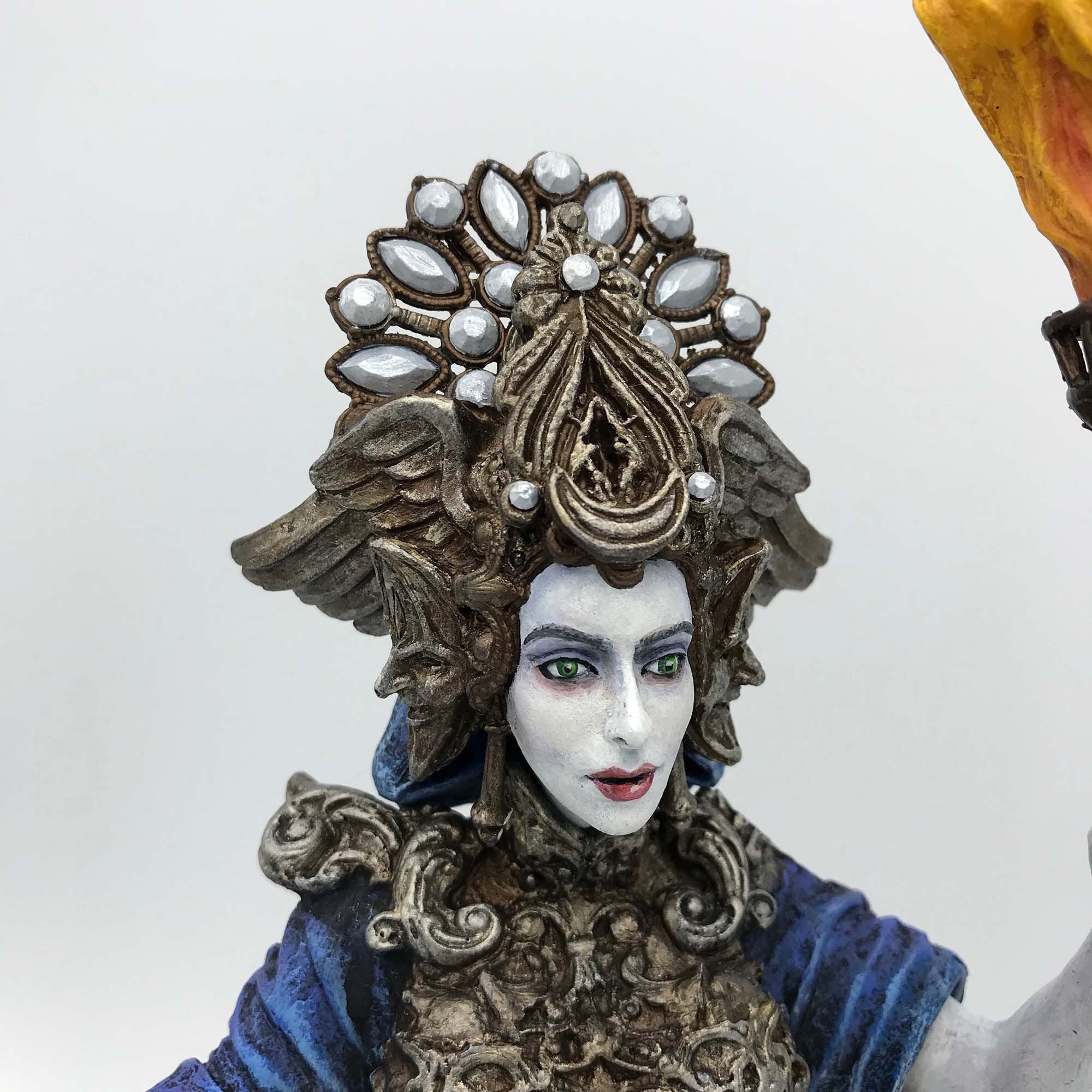Hecate, Goddess of Witchcraft and Magic Statue, Full Color: Midnight