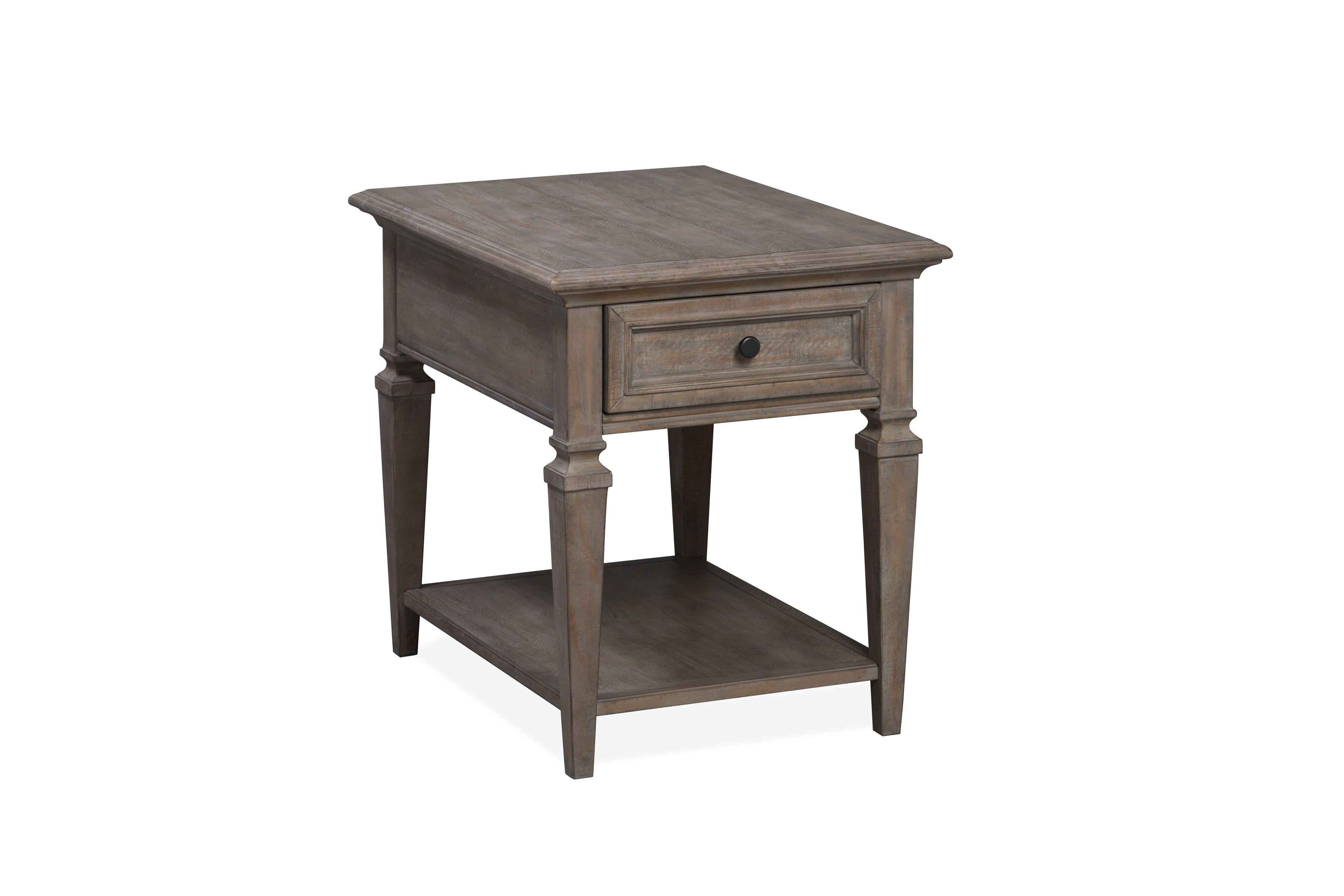 Lancaster - Rectangular End Table - Dove Tail Gray