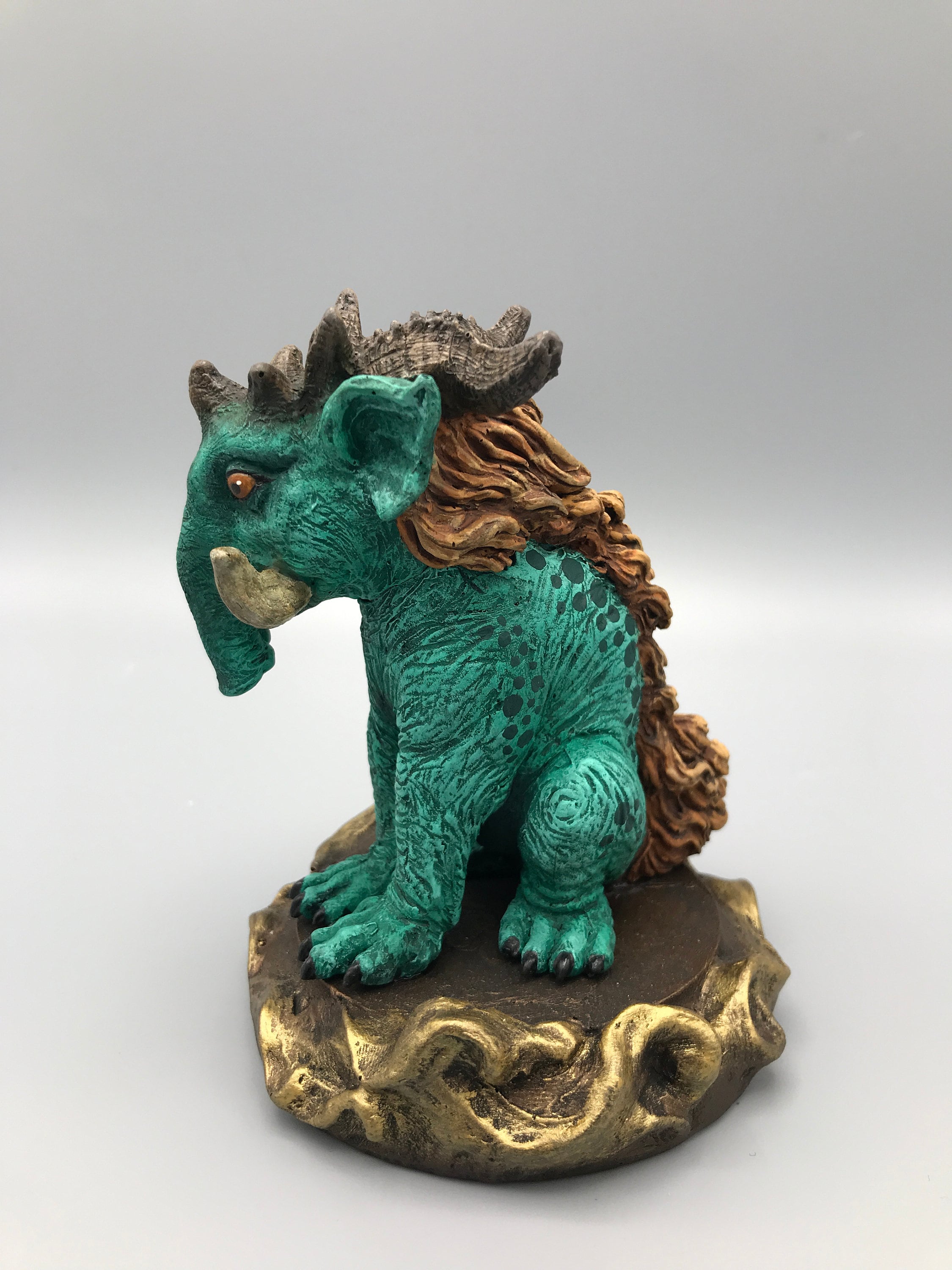 Baku, the Dream Guardian Statue, Full Color