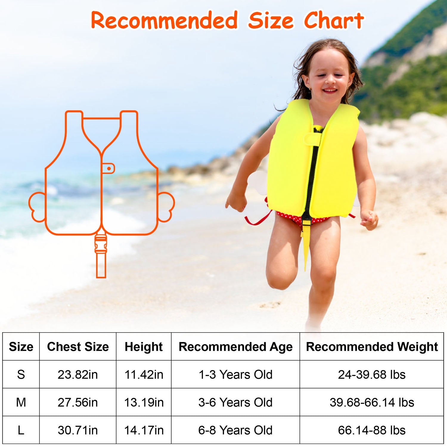 GBruno Swim Vest For Kids Float Jacket