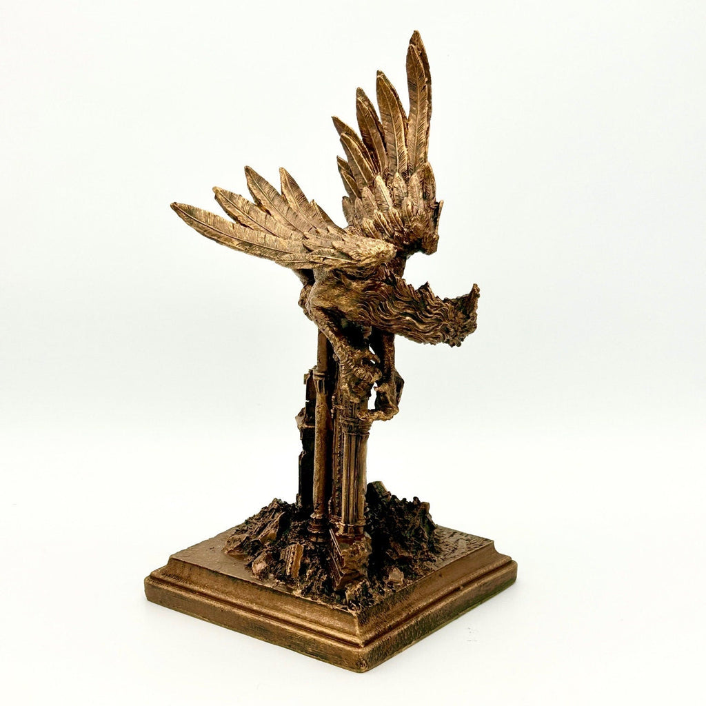 Griffin Statue, bronze finish