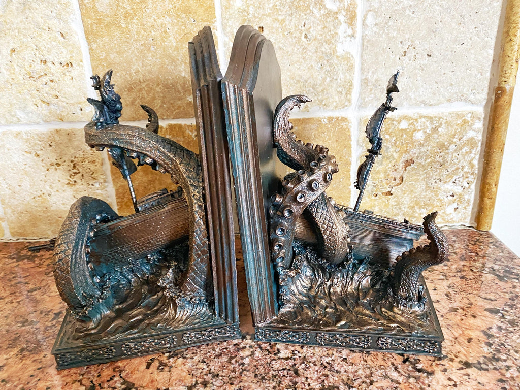 Kraken Bookends, Limited Edition