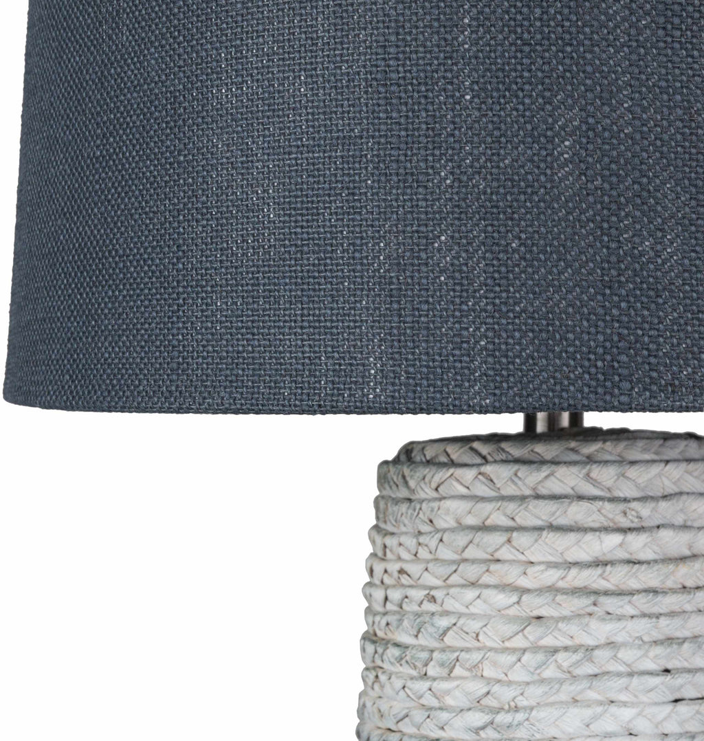 Dingras Pale Blue Jute Table Lamp - Clearance