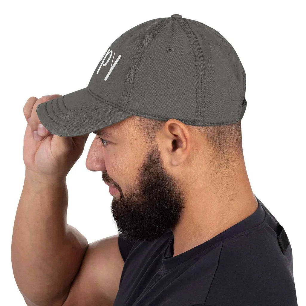 Distressed Dad Hat for Laid-Back Style and Everyday Comfort