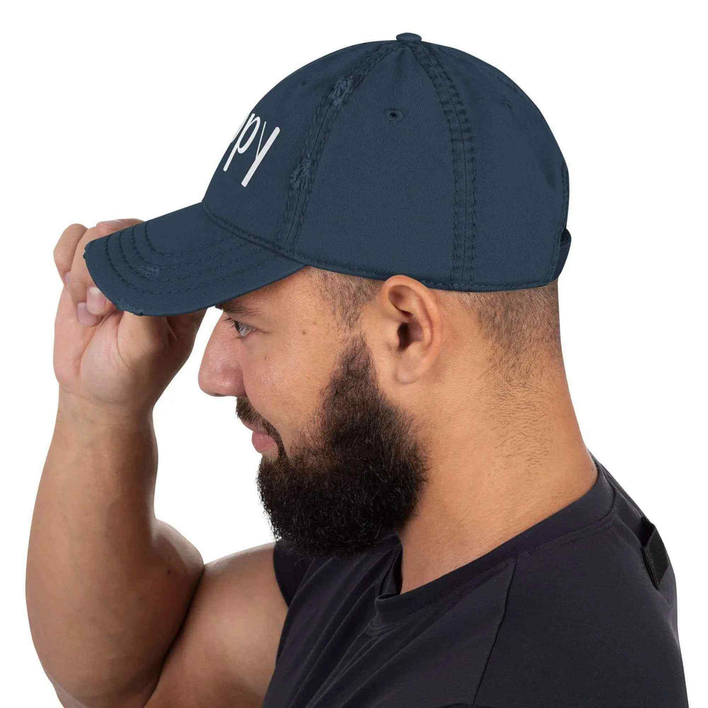 Distressed Dad Hat for Laid-Back Style and Everyday Comfort