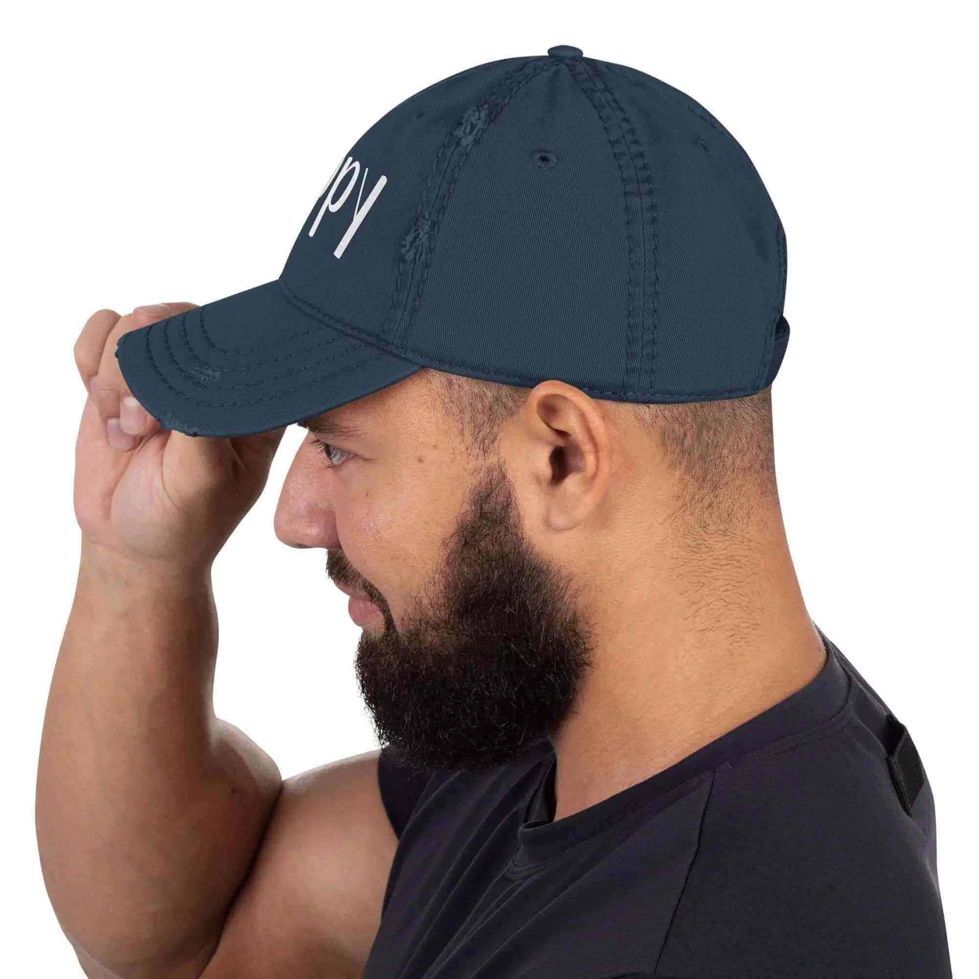Distressed Dad Hat for Laid-Back Style and Everyday Comfort