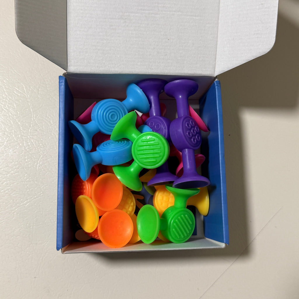 Richtim Toddlers Suction Cup Toys – 12 Piece Set – Ages 3+