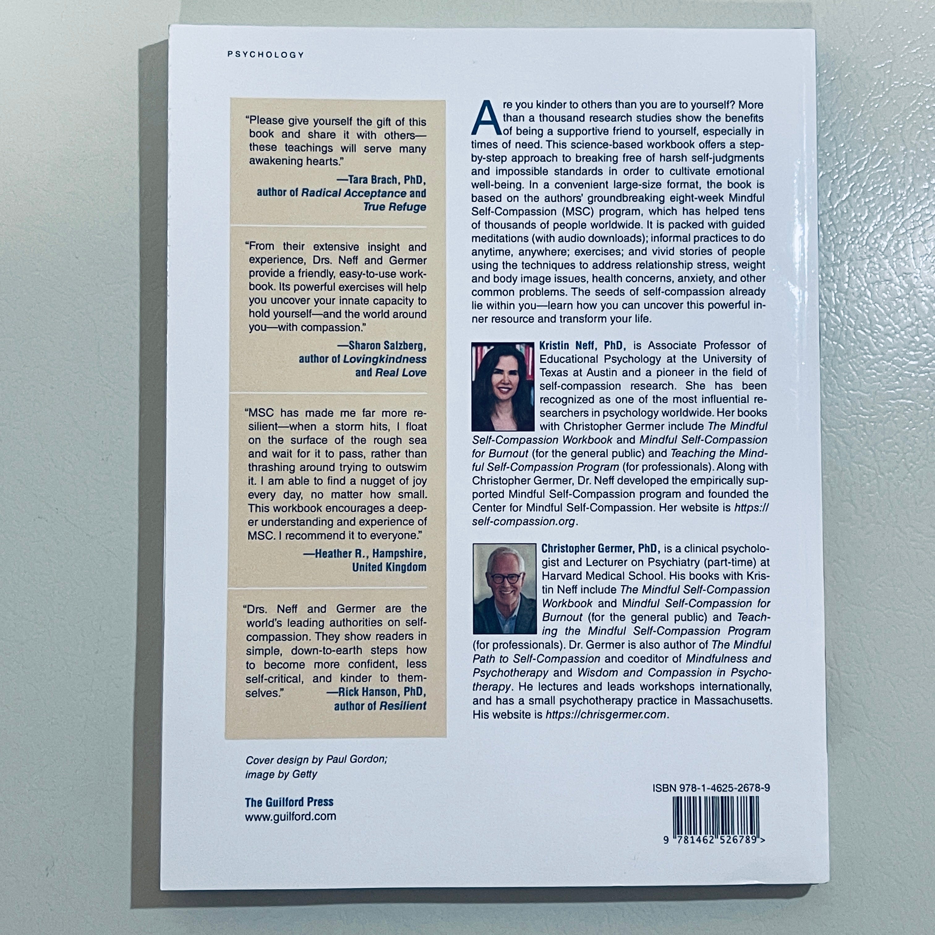 The Mindful Self-Compassion Workbook by Kristin Neff & Christopher Germer