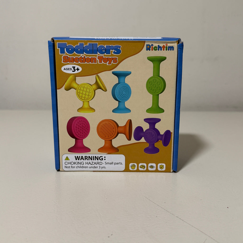 Richtim Toddlers Suction Cup Toys – 12 Piece Set – Ages 3+
