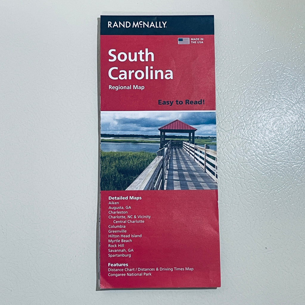 Rand McNally South Carolina Regional Map