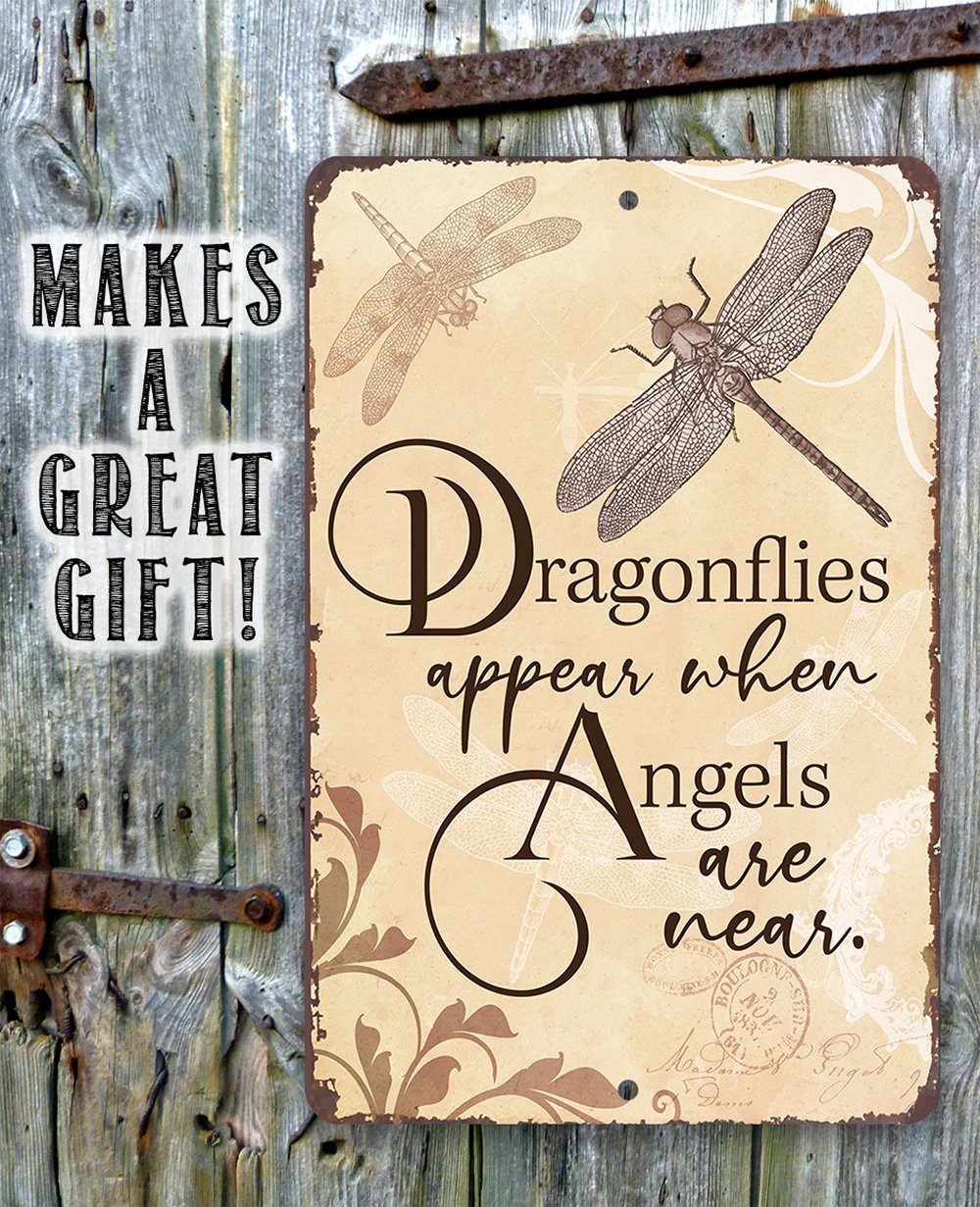 Dragonflies Appear - Metal Sign