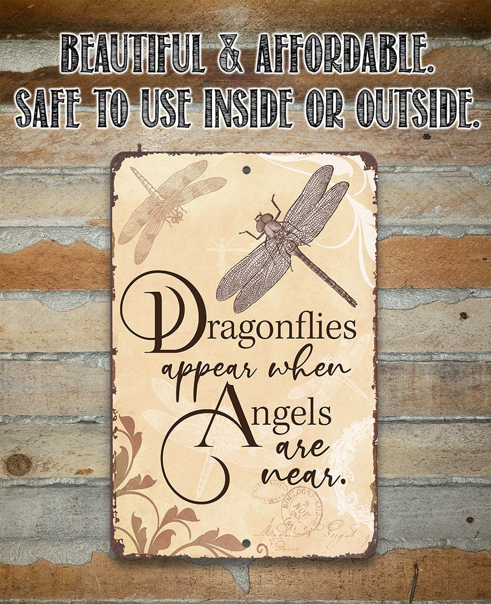 Dragonflies Appear - Metal Sign