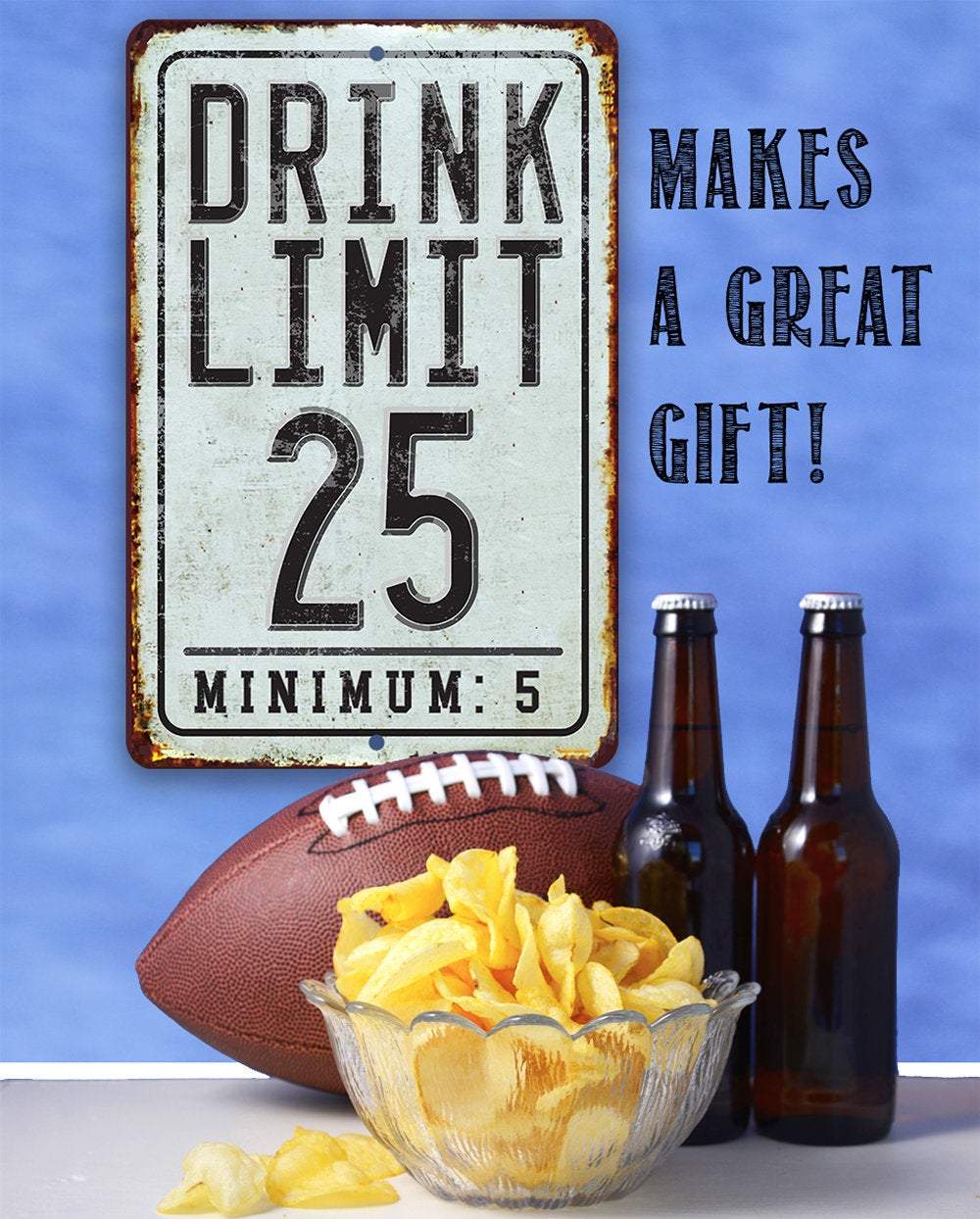 Drink Limit - Metal Sign
