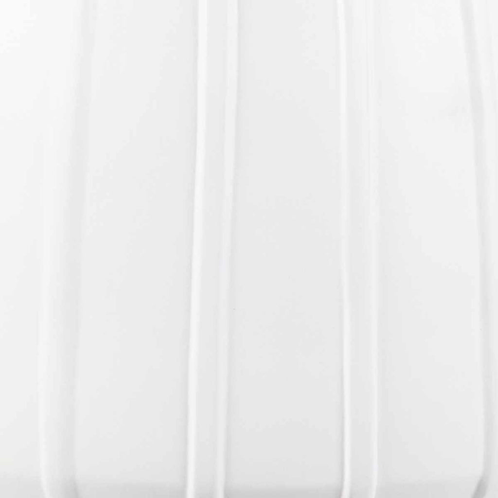 Dunguan White Ribbed Wood Outdoor Planter - Clearance