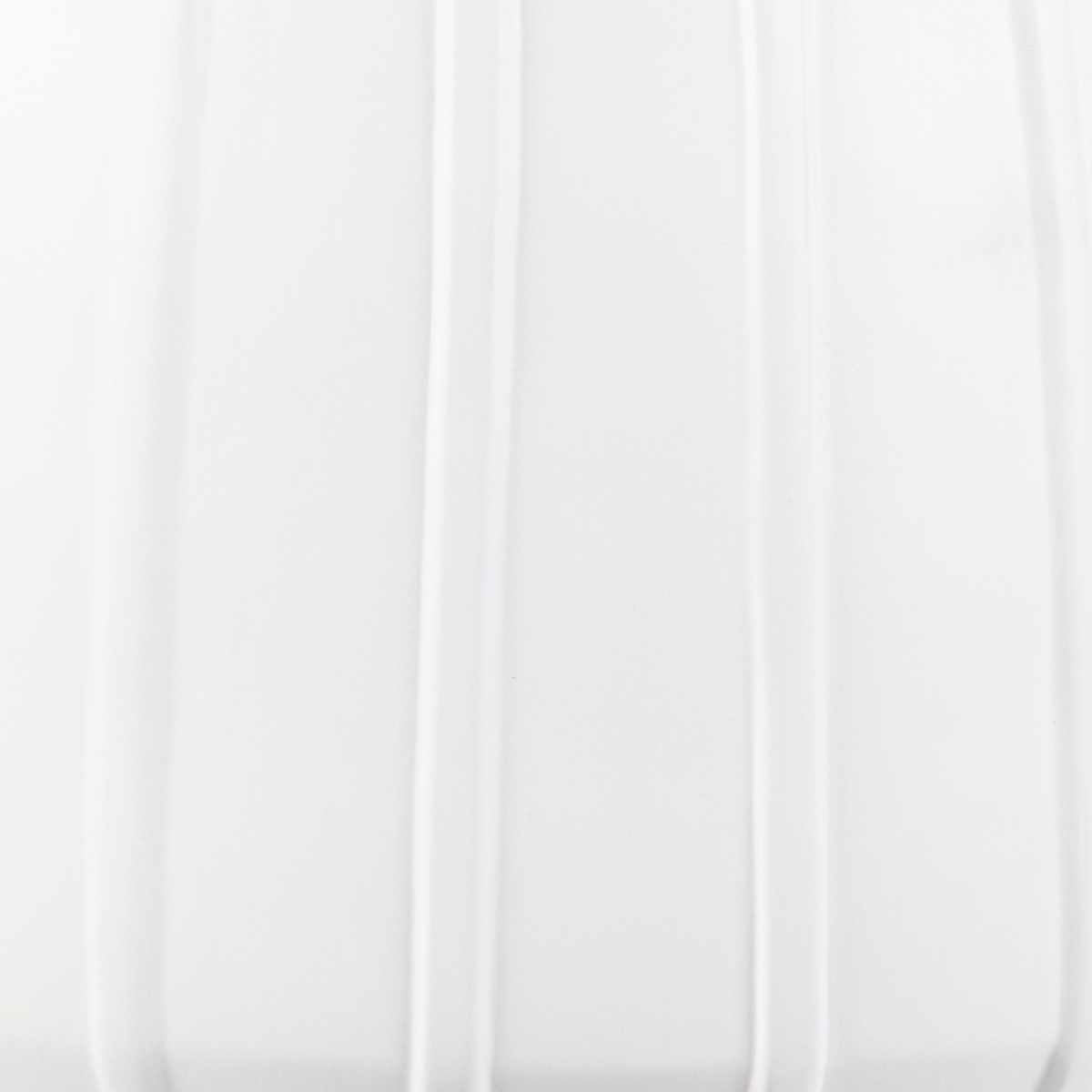 Dunguan White Ribbed Wood Outdoor Planter - Clearance