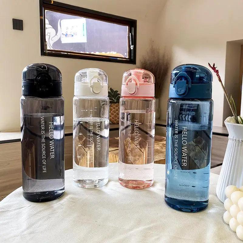 Durable Sports Cup Couple Water Cup Plastic Portable Drink Bottle Tarvel Outdoor Rope Water Bottle Juice Milk Cup Kitchen Water Cup