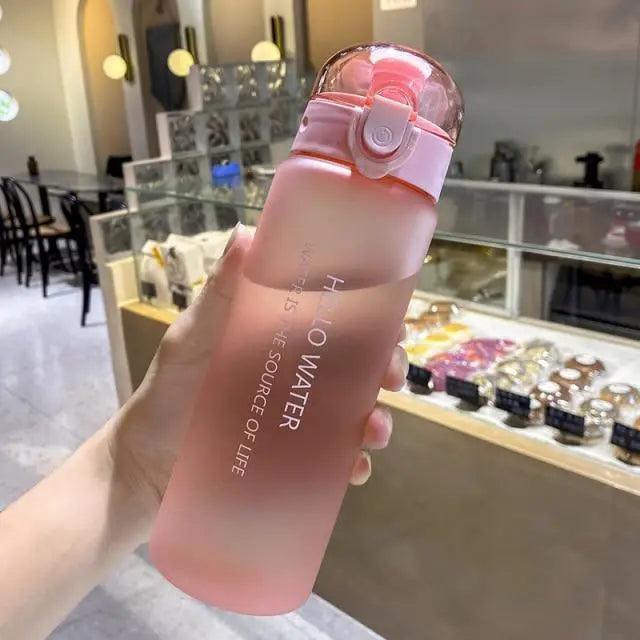 Durable Sports Cup Couple Water Cup Plastic Portable Drink Bottle Tarvel Outdoor Rope Water Bottle Juice Milk Cup Kitchen Water Cup