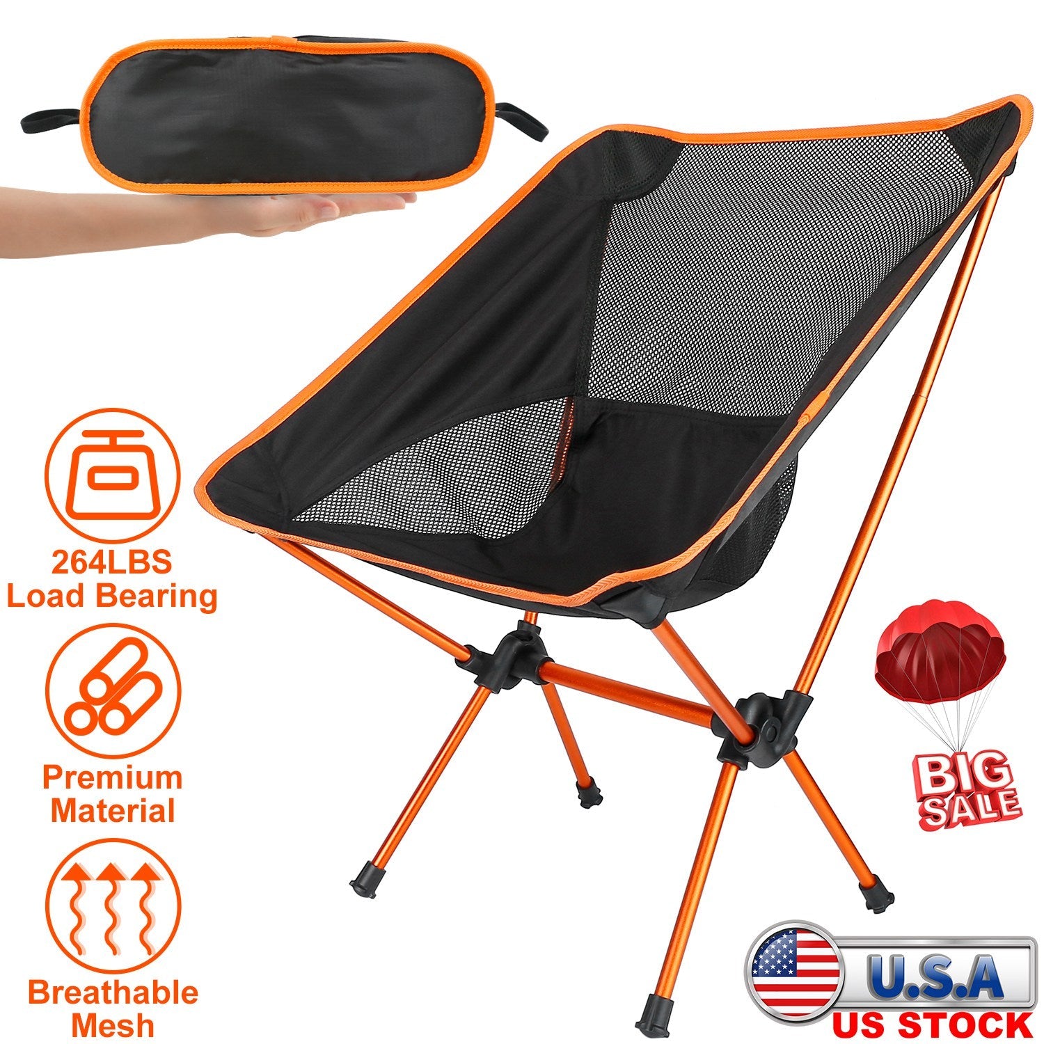 GBruno Foldable Camping Chair