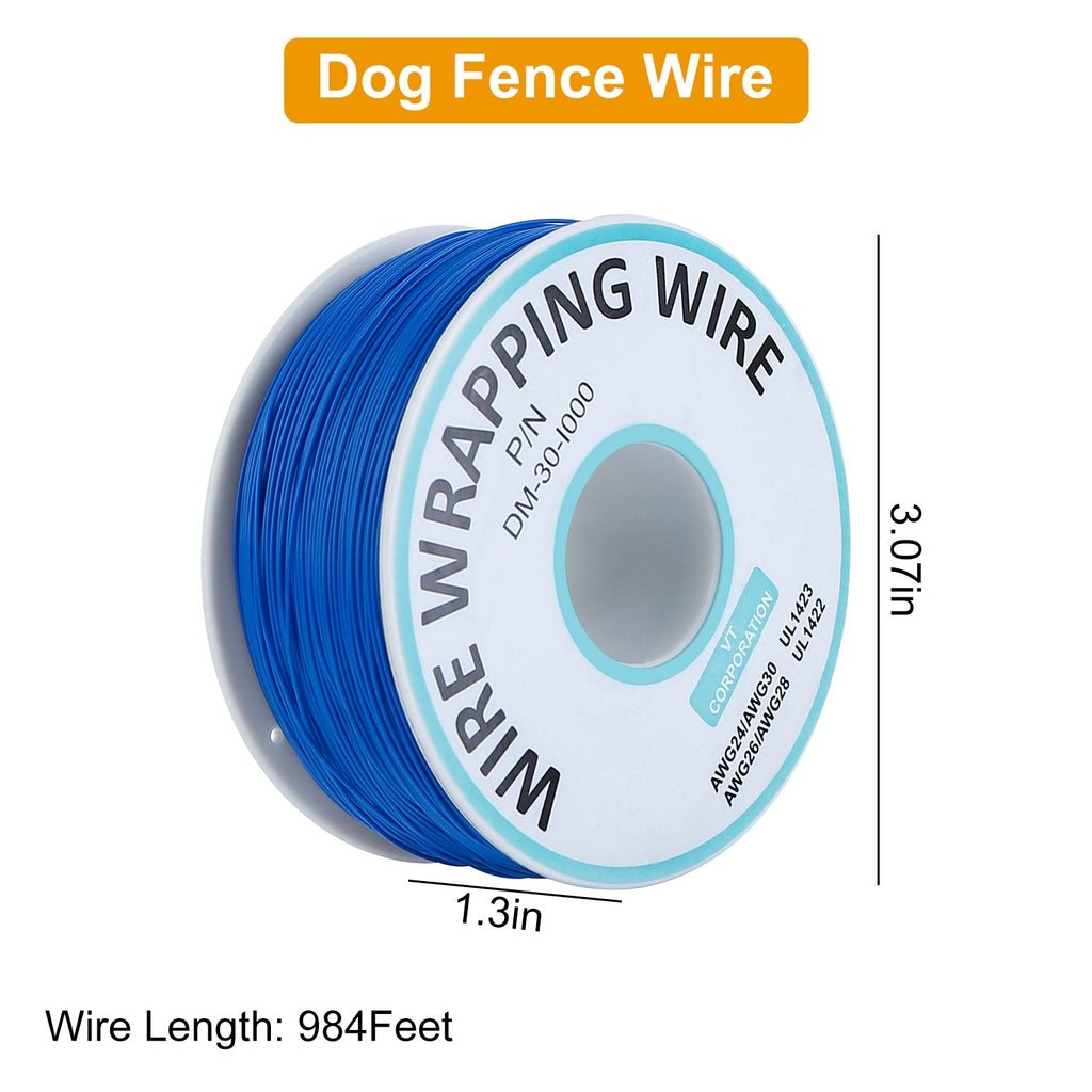 984 Feet 0.2in Dog Fence Wire Aluminum Boundary Wire for GPCT2529 Dog Fence System