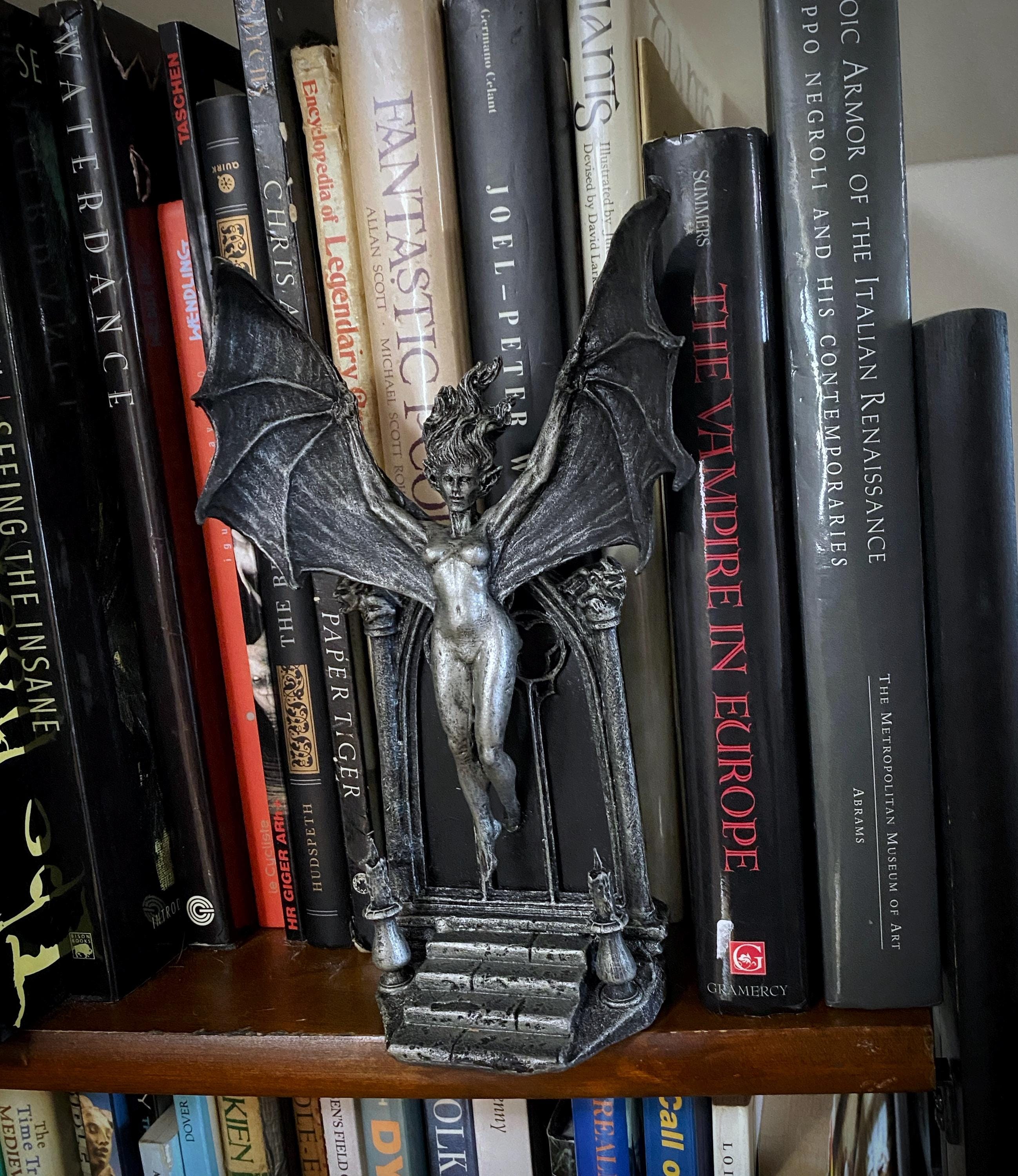 Carmilla the Vampire Statue, Hand Painted Resin Sculpture | Legendary Vampire Figurine |Victorian Gothic Horror|Gothic Gift and Spooky Decor