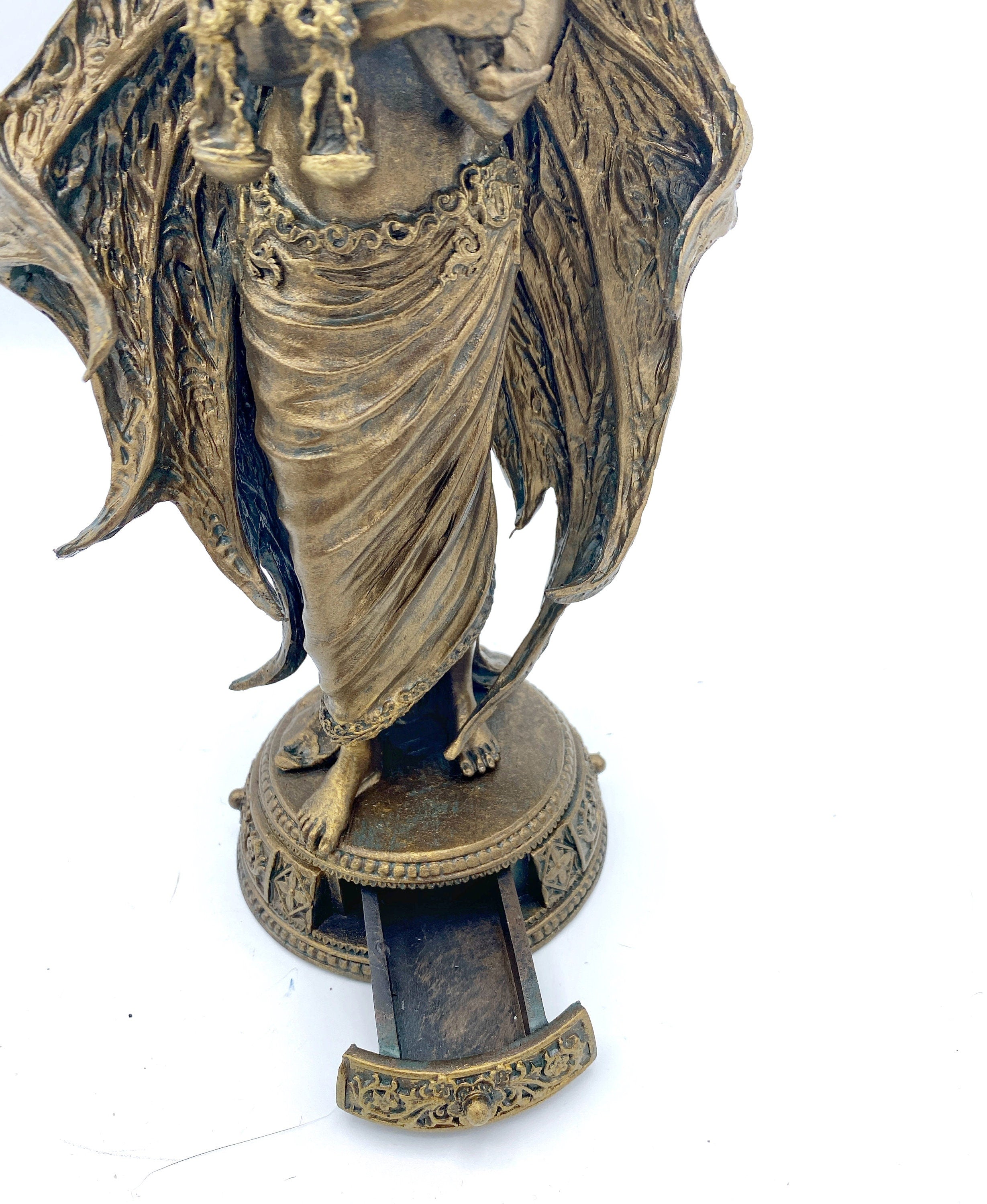 Nemesis/ Themis Statue: Goddess of Justice and Vengeance | Mythological Gods Figurine | Myths and Legends Statue |Statue for Gothic Decor