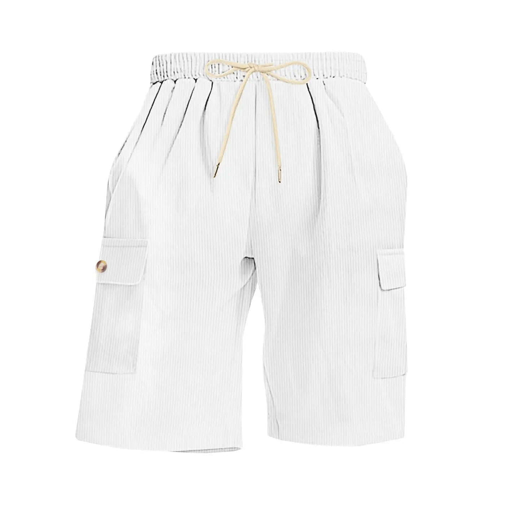 Men's Corduroy Multi-Pocket Shorts – Sports Casual Wear