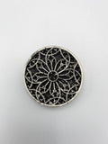 Gothic Cathedral Window Magnet, Hand Painted Resin Sculpture | Medieval Fantasy Decor | Architecture Window Magnet for Gothic Decor