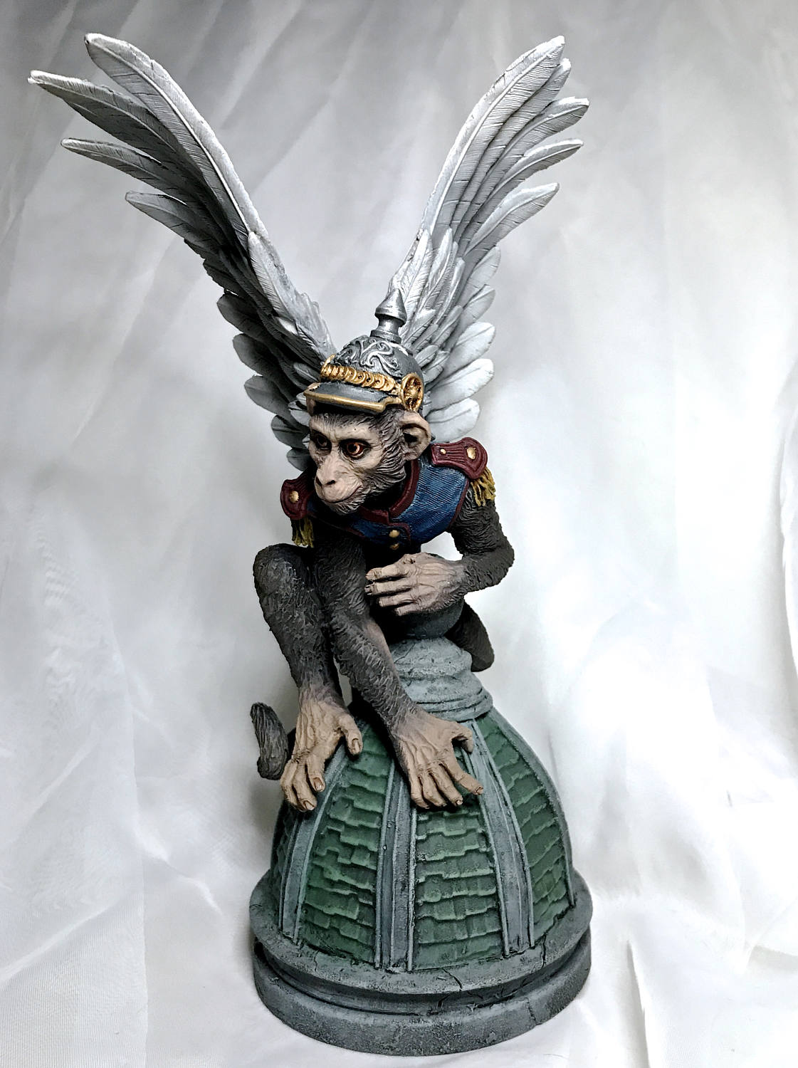 Flying Monkey Statue, Full Color