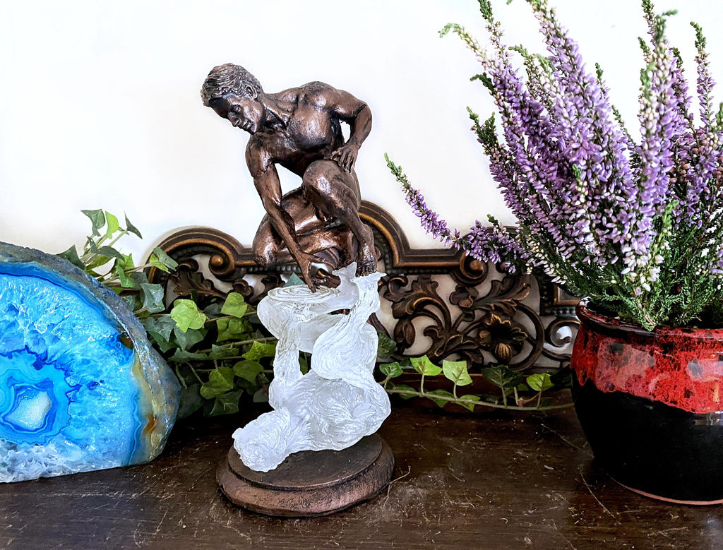 Narcissus' Reflection Statue: Introspection and Identity, Translucent Version