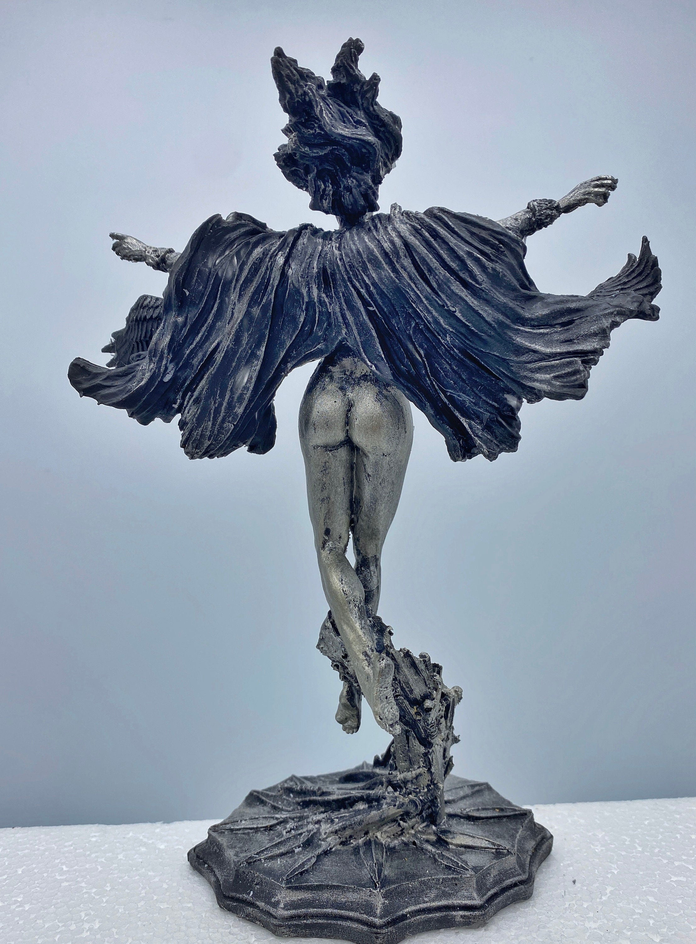 Morrigan the Celtic Goddess Statue | Mythological Deities Figurine | Myths and Legends Character | Mythic Altar Statue for Gothic Home Decor