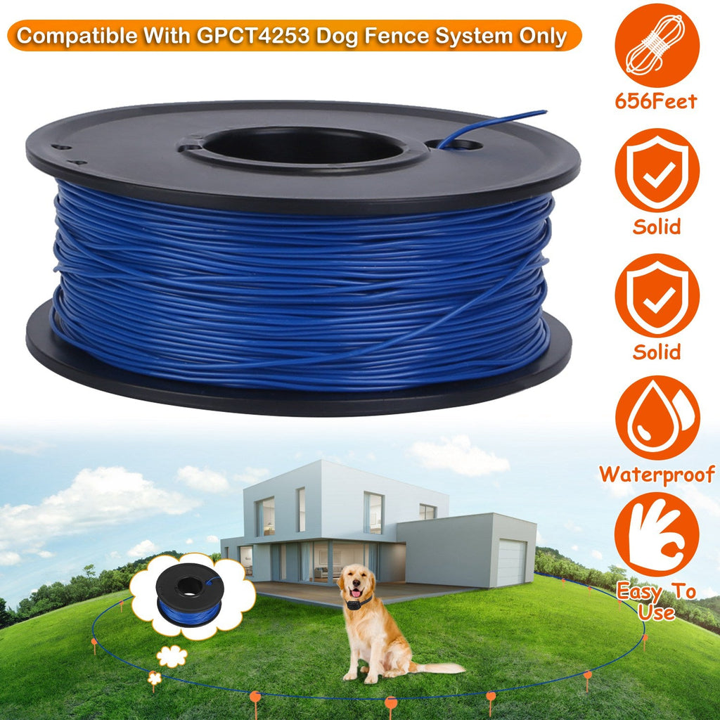 656Feet Underground Dog Fence Wire Aluminum Boundary Wire for Dog Fence System