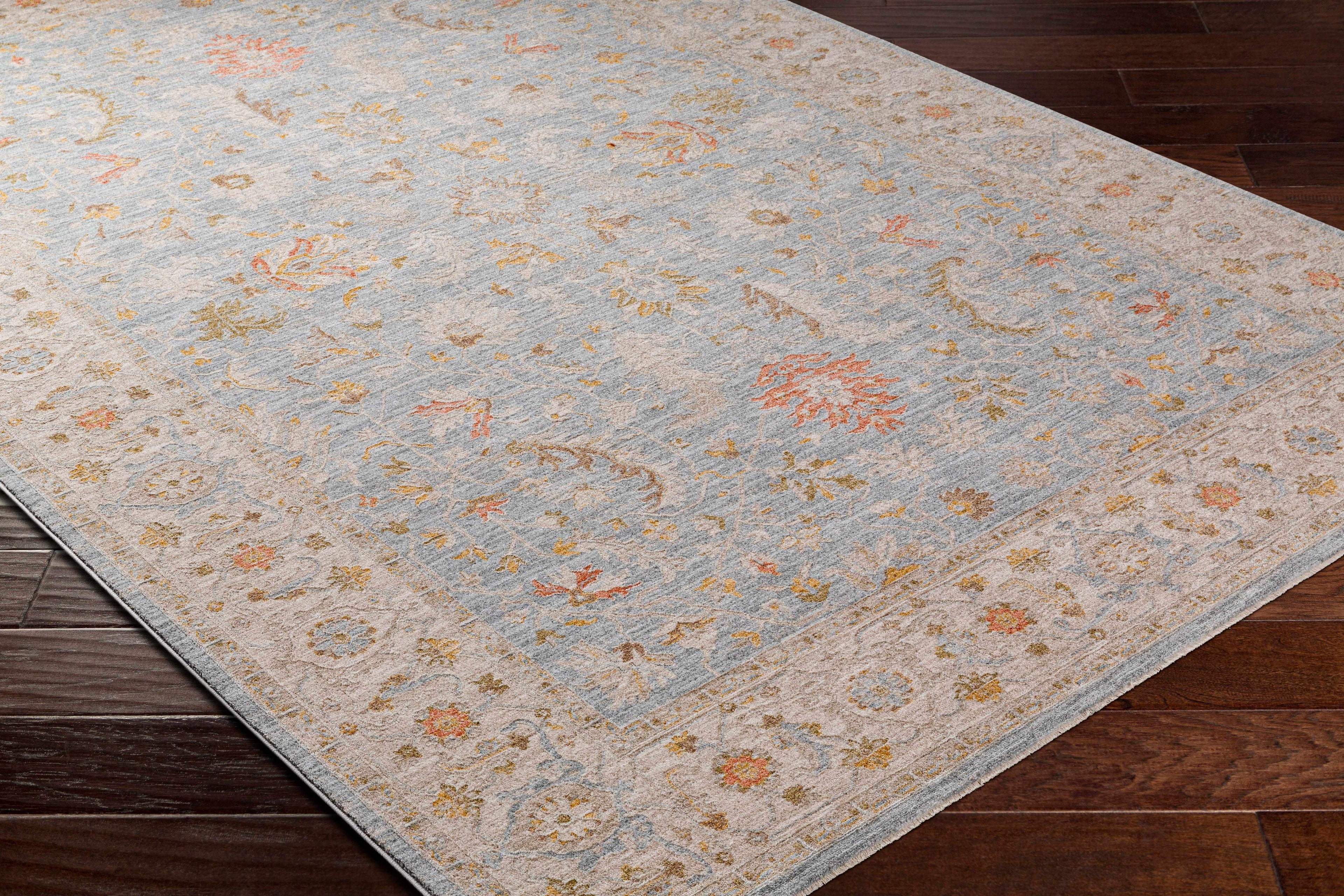 Edie Taupe Thick Luxe Oushak Rug