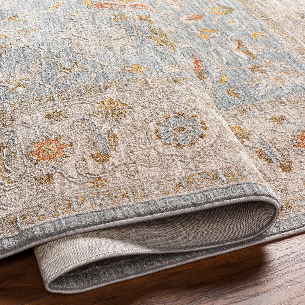 Edie Taupe Thick Luxe Oushak Rug