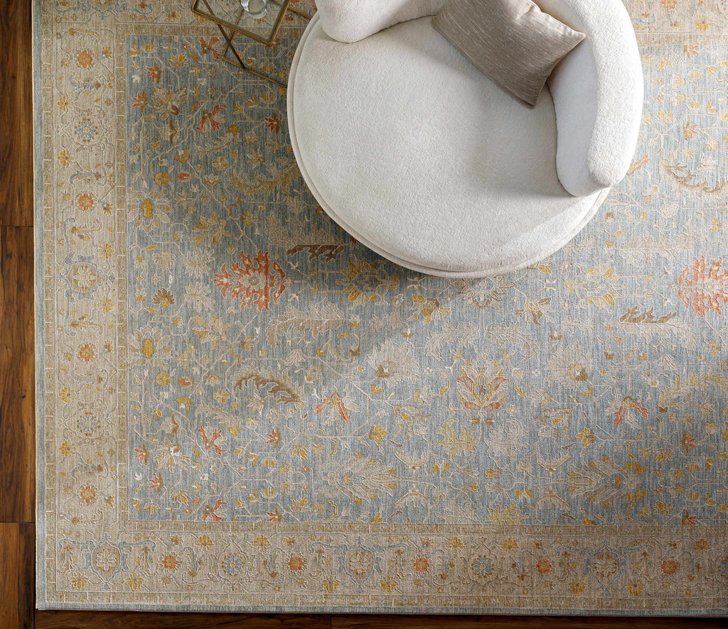 Edie Taupe Thick Luxe Oushak Rug