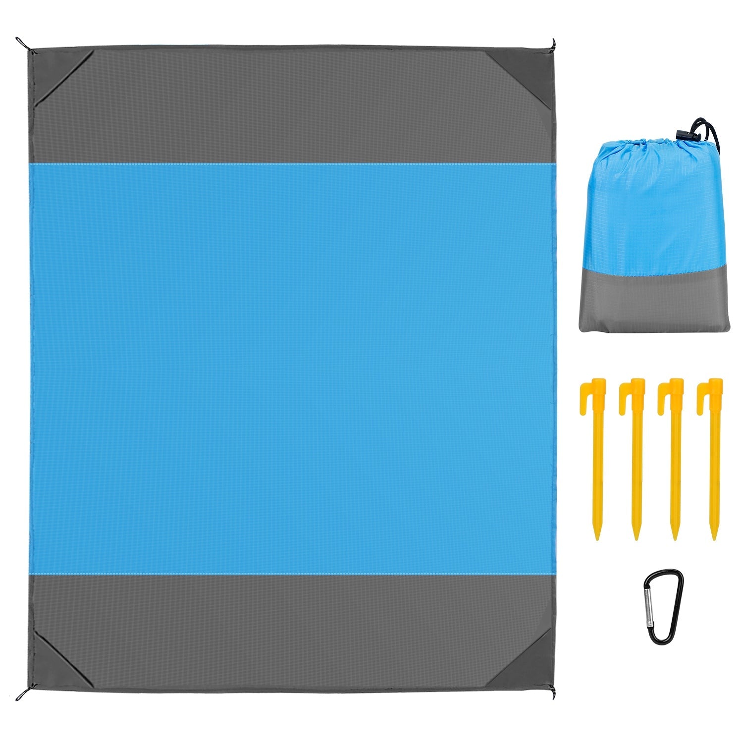 GBruno 82.6x78.7in Sand Proof Picnic Blanket