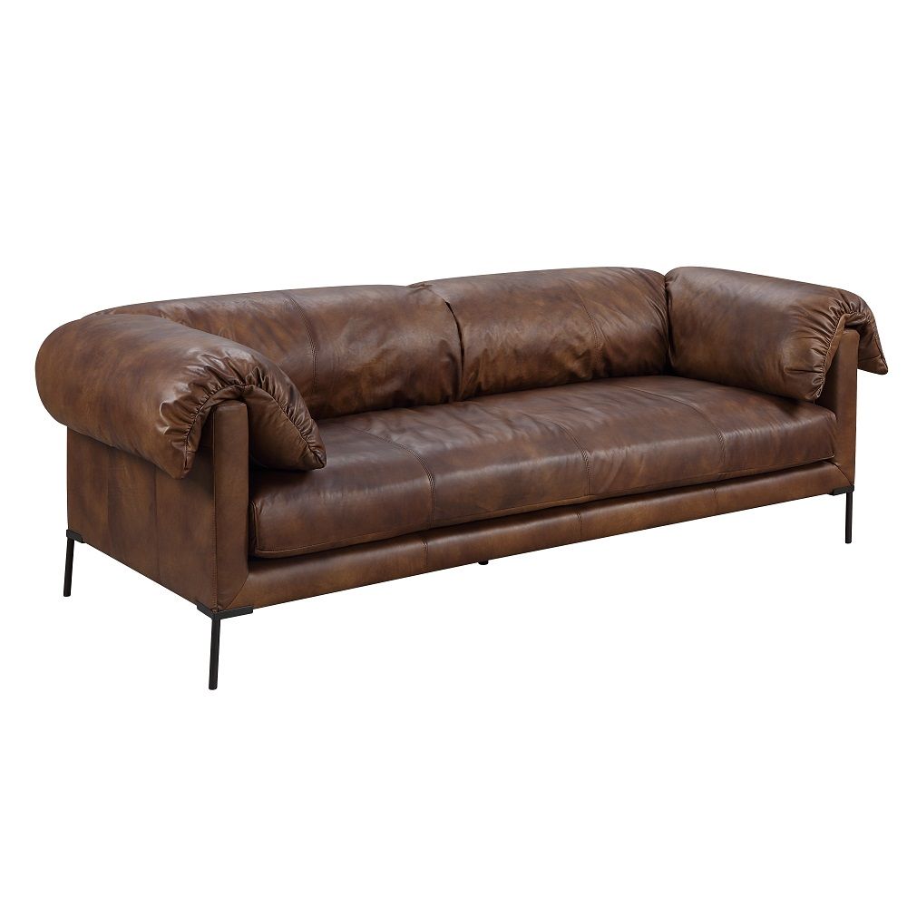 Jaron - Sofa - Mocha Top Grain Leather