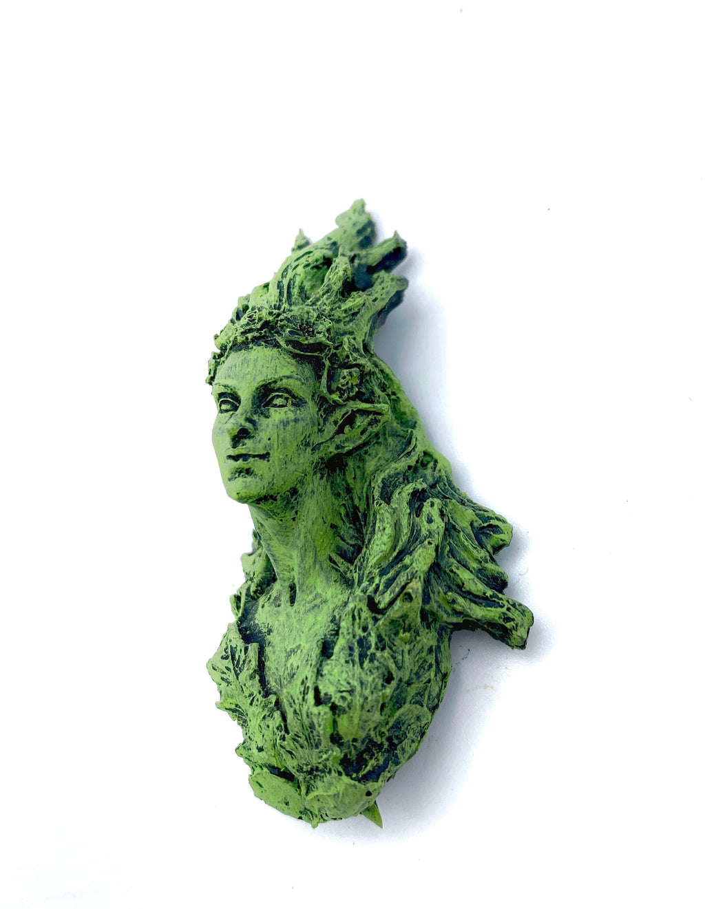 Titania the Fairy Queen Magnet Hand Painted Resin Sculpture | Mythic Fantasy Decor | Titania Elf Queen Magnet for Fantasy and Gothic Decor