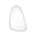Noralie - 46" Accent Mirror With LED - Mirrored & Faux Diamonds