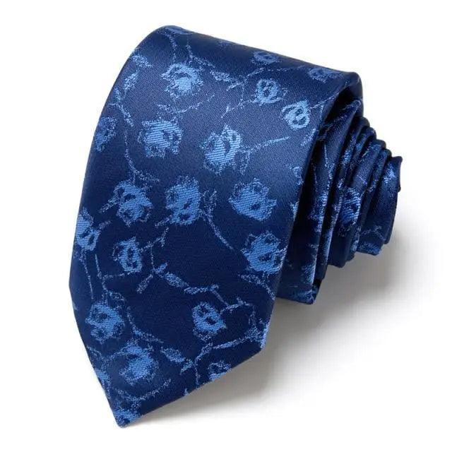 Elegant Fashion Flower Classic Design Neckties For Men Business Formal Suit Office Men Necktie Modern Patterned Formal Ties College Tuxedo Floral Tie