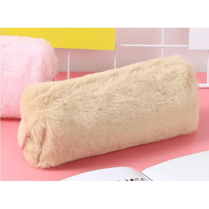 Soft Pencil Pouch For Student Durable Plush Stuffed Accessory Pencil Case For School