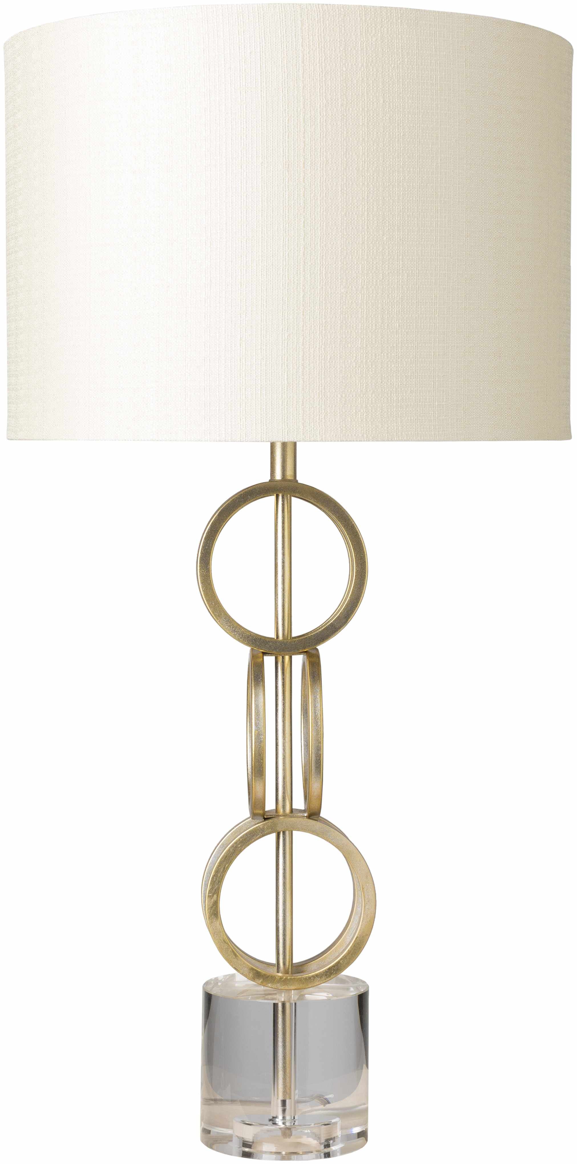 Zell Gold Crystal Table Lamp - Clearance