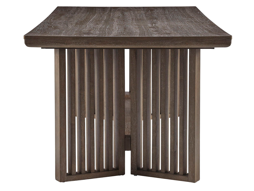 Kavanaugh - Trestle Dining Table - Weathered Kona Brown