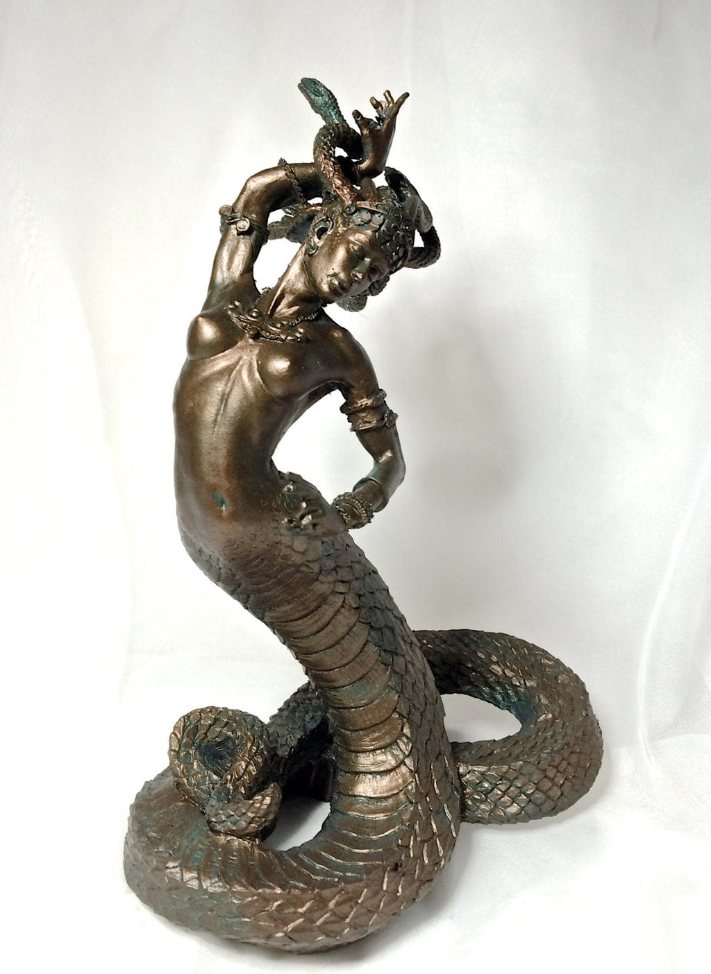 Medusa Statue, Half Scale Resin Sculpture |. Mythological Creature Figurine | Myths and Legends Character Statue | Fantasy Art Lover Gift
