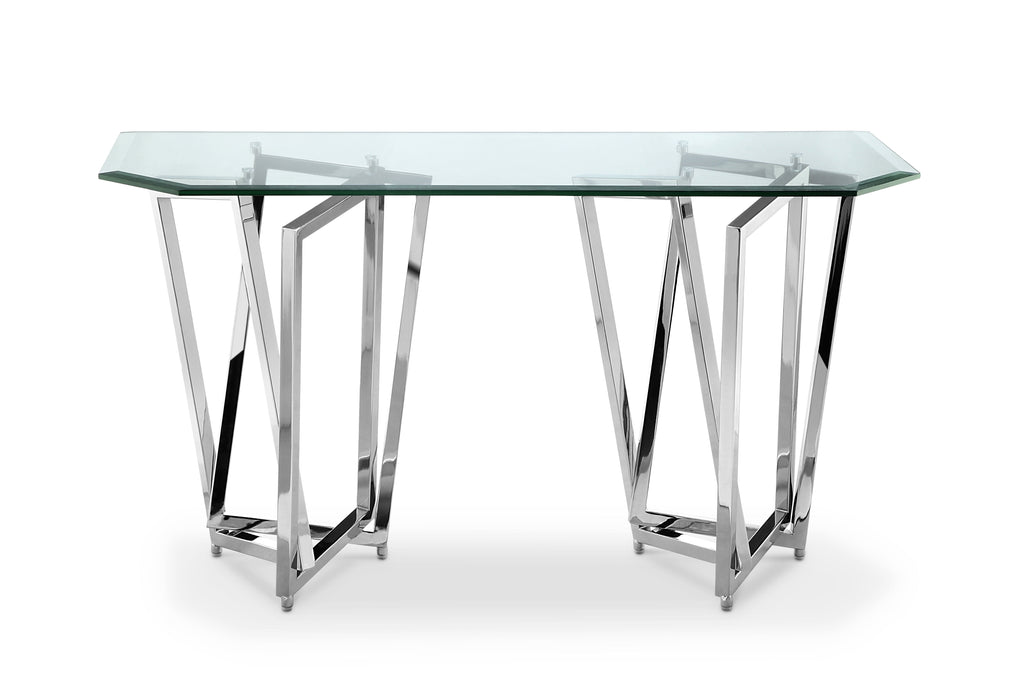 Lenox Square - Rectangular Sofa Table - Chrome