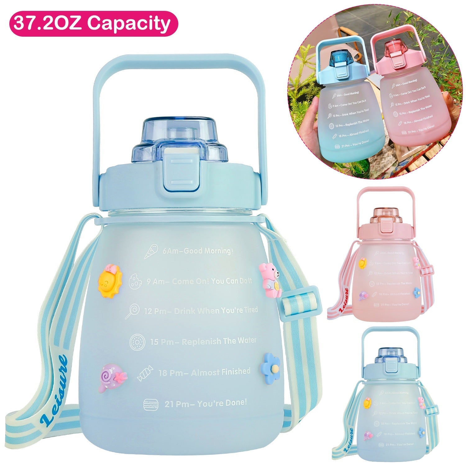 GBruno Kawaii Water Bottle