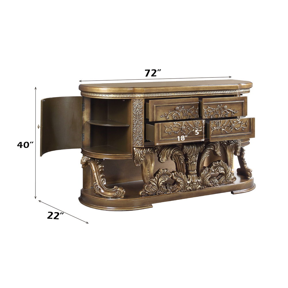 Constantine - Dresser - Brown & Gold