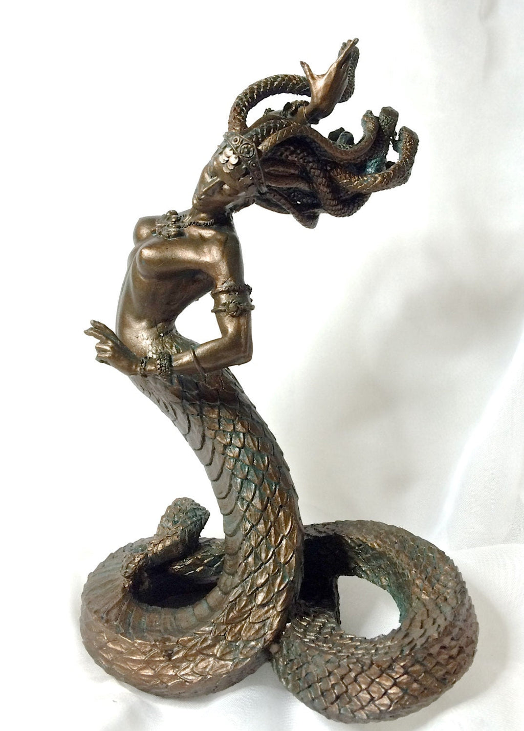 Medusa Statue, Half Scale Resin Sculpture |. Mythological Creature Figurine | Myths and Legends Character Statue | Fantasy Art Lover Gift